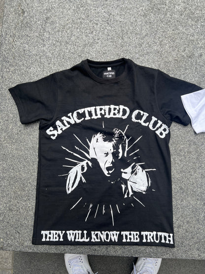 Black "Scared Truth" Shirt