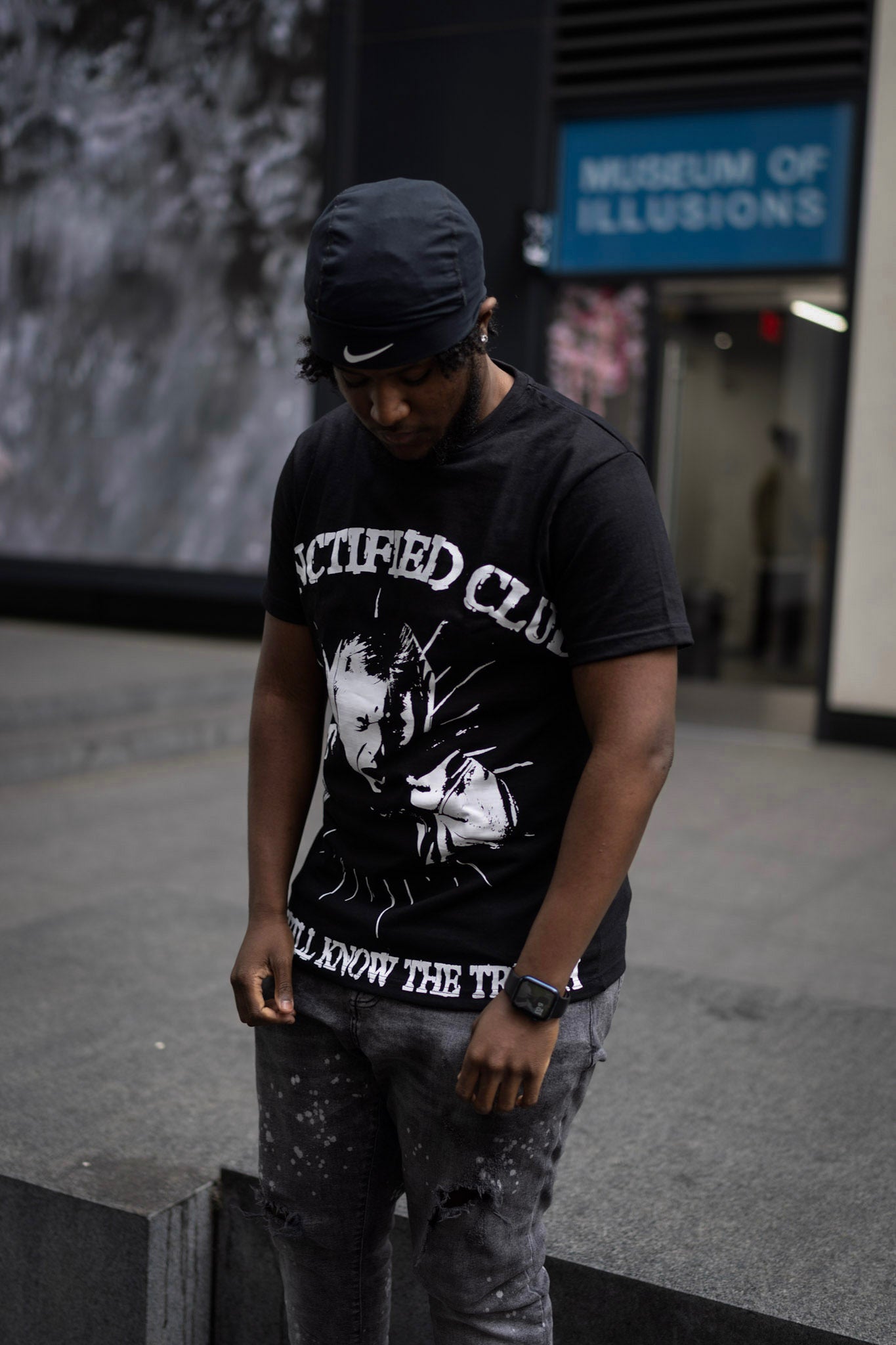 Black "Scared Truth" Shirt